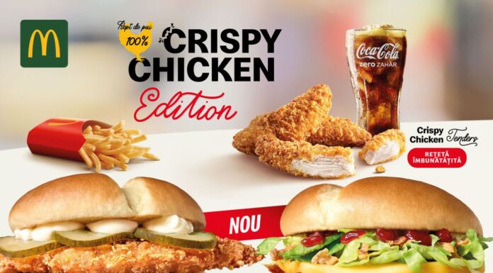 McDonald’s răspunde la pofta de pui prăjit cu sandvişurile The Crispy Chicken şi Crispy Chicken Deluxe