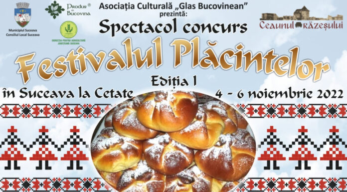 Festivalul Plăcintelor vă aşteaptă la Suceava în acest weekend
