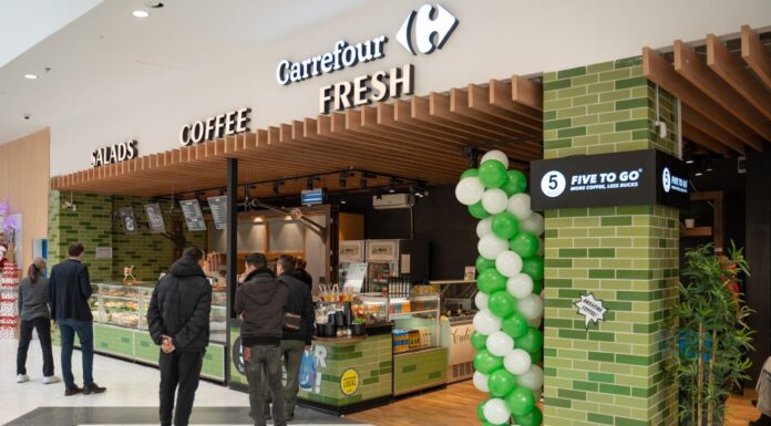 5 to go anunţă un parteneriat strategic cu Carrefour, ducându-şi cafenelele în retail