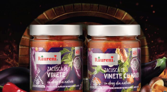 Râureni lansează noi produse de post: Zacusca de vinete şi Zacusca de vinete cu hribi