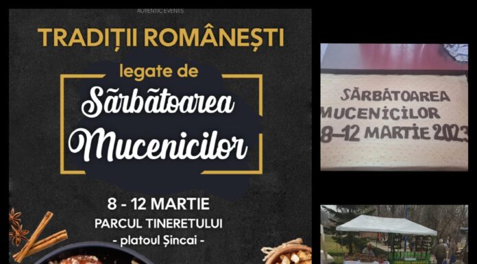 Cel mai lung lanţ de mucenici şi 1000 de litri mucenici munteneşti vă aşteaptă de mâine în Parcul Tineretului