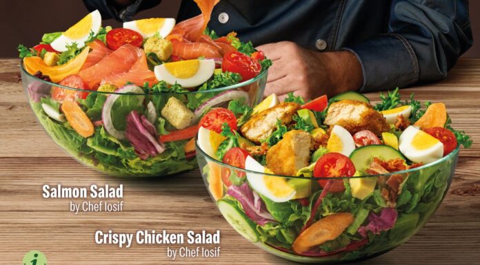 McDonald’s lansează noi produse în ediție limitată: Salmon Salad și Crispy Chicken Salad, împreună cu Chef Iosif Ștefănescu McDonald's