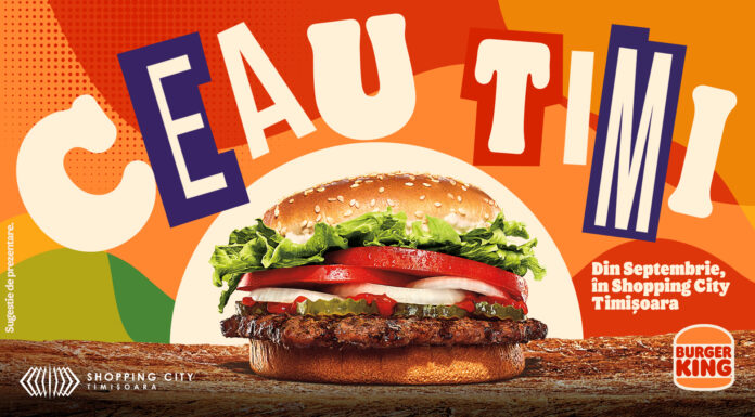Burger King ajunge în Timișoara! Cum primești gratuit un burger Whopper dacă vii la deschiderea de pe 2 septembrie? Burger King