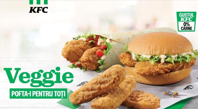 KFC lansează produse vegetariene în meniul din România