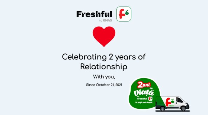 Freshful la 2 ani de existenţă: peste 38 de milioane de produse livrate, 180 vehicule pentru livrări