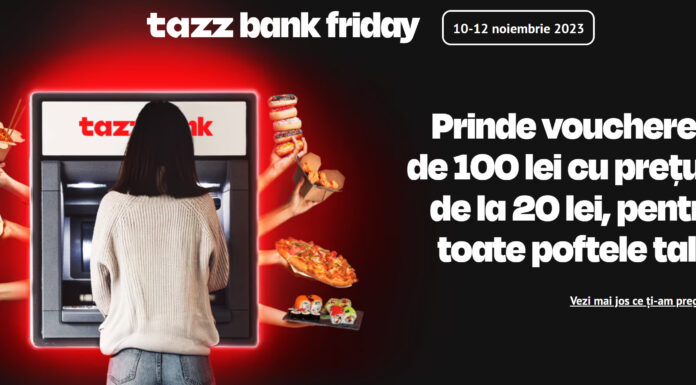 Tazz a doborât recordurile de Black Friday: voucherele vândute în prima oră depăşesc totalul de anul trecut