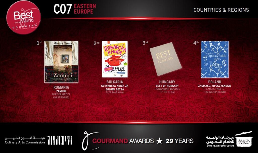 Mircea Groza aduce glorie gastronomiei românești cu cartea sa premiată la Gourmand World Cookbook