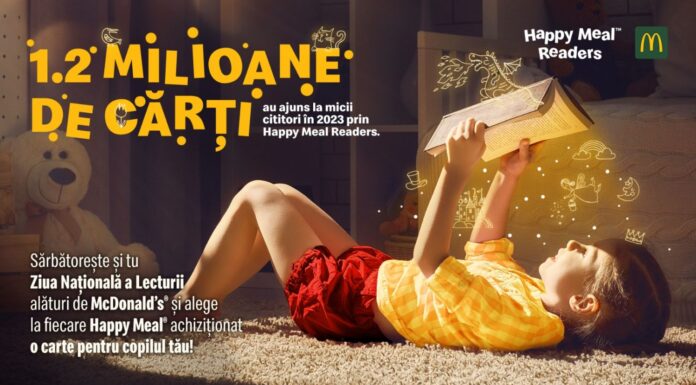 McDonald’s sărbătoreşte Ziua Naţională a Lecturii cu Happy Meal Readers