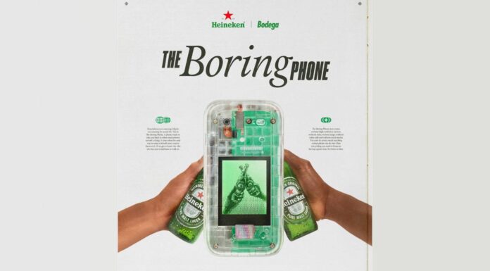 Heineken și Bodega anunță „The Boring Phone” – Telefon cu clapetă produs de către HMD