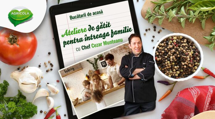 AGRICOLA lansează ateliere de gătit pentru toată familia, în colaborare cu Chef Cezar Munteanu