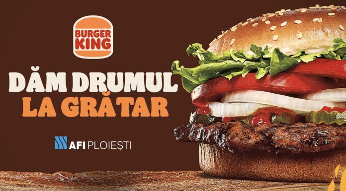 Burger King deschide primul restaurant din Ploieşti, cu oferte şi surprize speciale