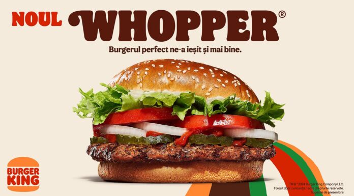 Burger King România relansează Whopper-ul în ţara noastră; Ce e diferit?