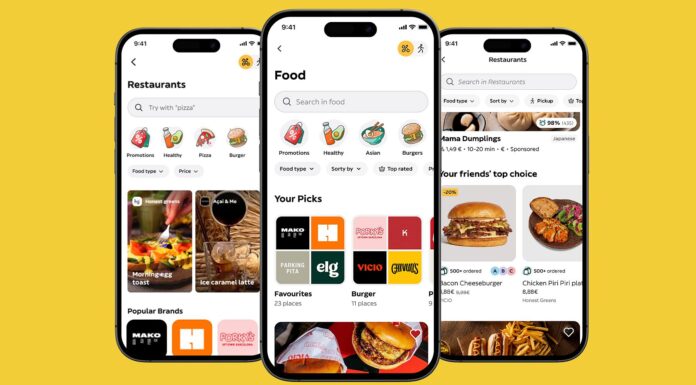 Glovo primeşte reţea de socializare, video-uri cu preparatele, alte funcţii noi