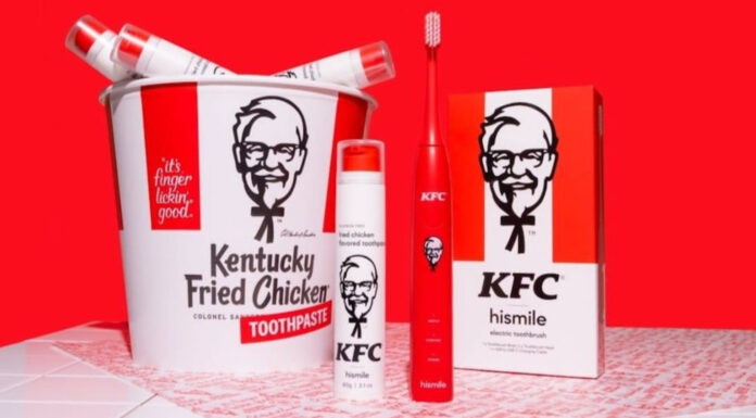 KFC a lansat o pastă de dinți cu aromă de pui prăjit