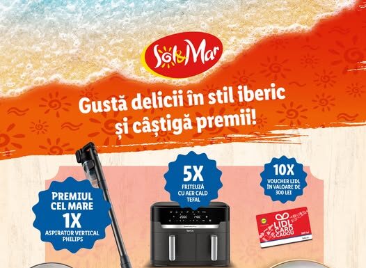 Săptămâna Iberică la Lidl: produse Sol & Mar, prețuri mici și premii Săptămâna Iberică