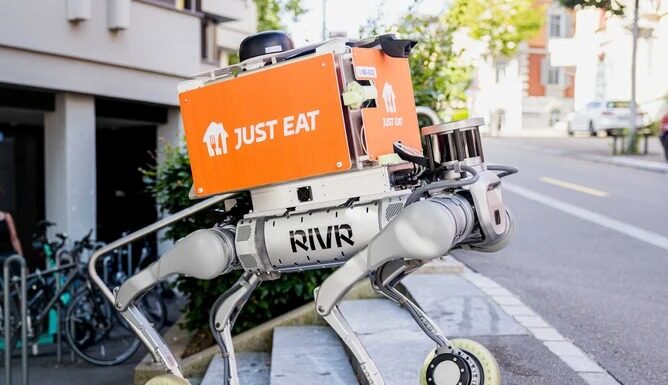Just Eat Takeaway testează roboți de livrare cu AI fizic în Zürich Just Eat Takeaway