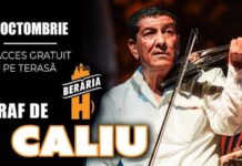 Taraf de Caliu live la Berăria H; concert gratuit pe 8 octombrie Taraf de Caliu
